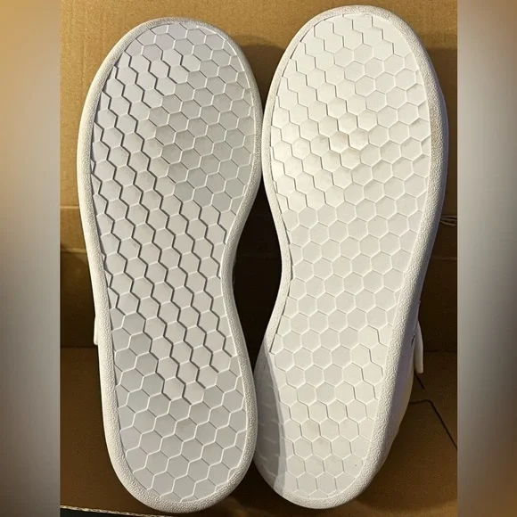 adidas Kids' Grand Court 2.0 Tennis Shoe SIZE: 3 COLOR: White/White/Dash Grey